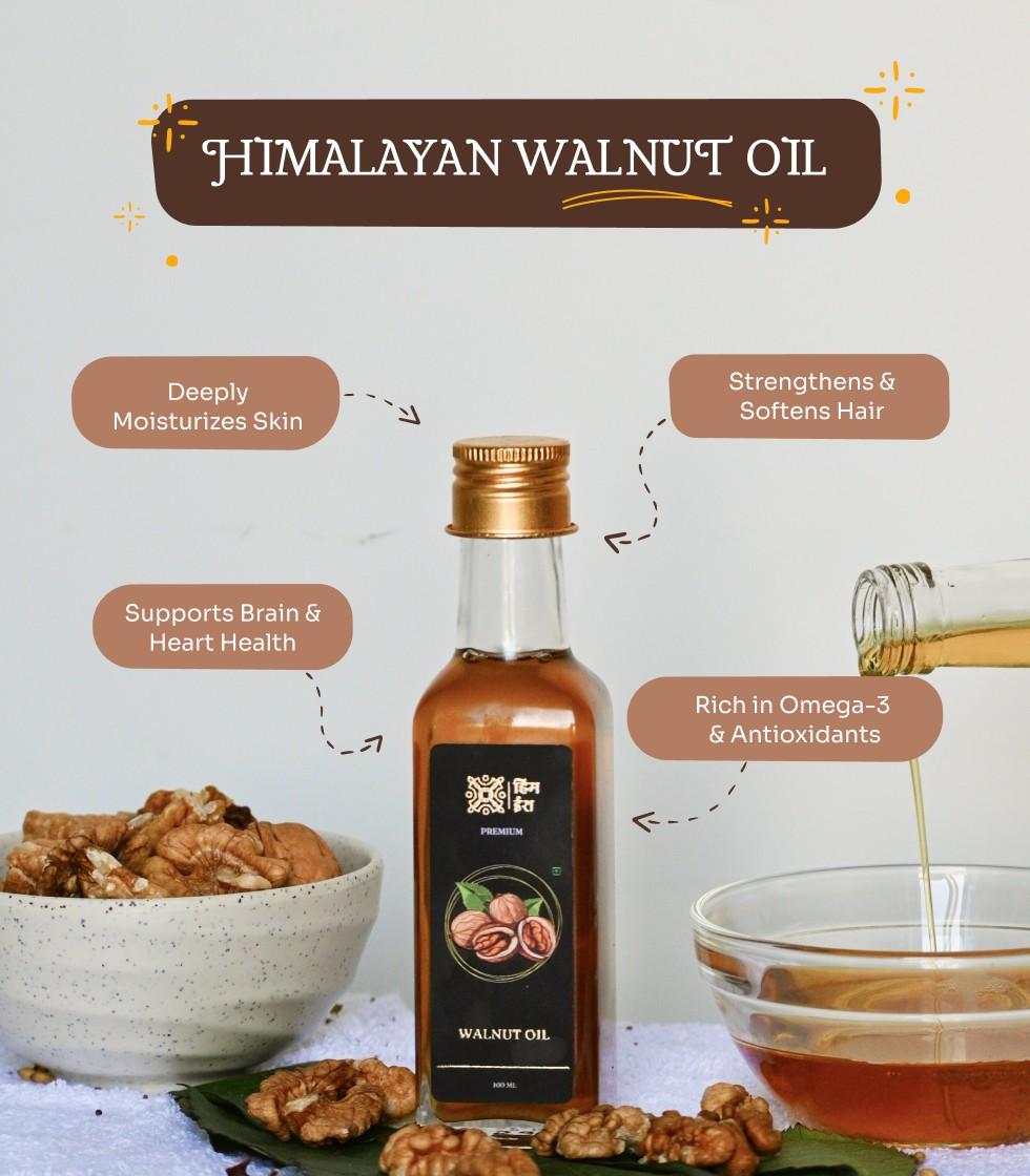 Walnut Oil – Himalayan Cold-Pressed Pure Akhrot Ka Tel - Image 4