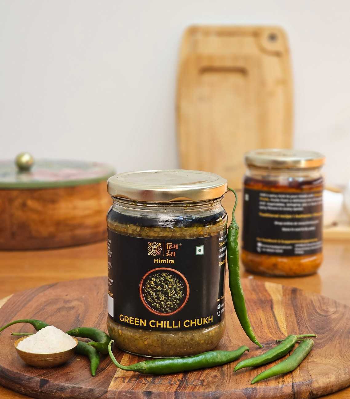 Green Chilli Chukh – Pahadi Spicy Himachali Condiment