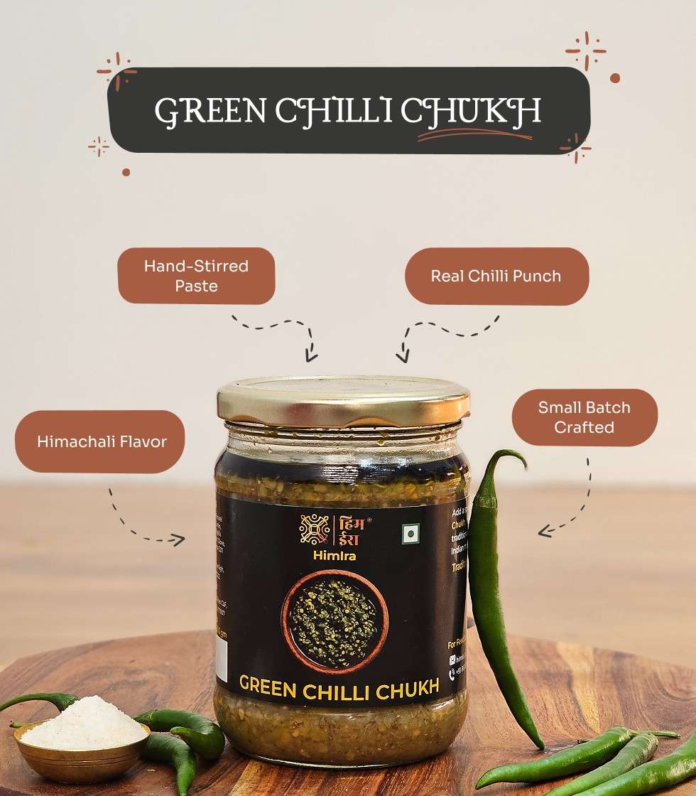Green Chilli Chukh – Pahadi Spicy Himachali Condiment - Image 2
