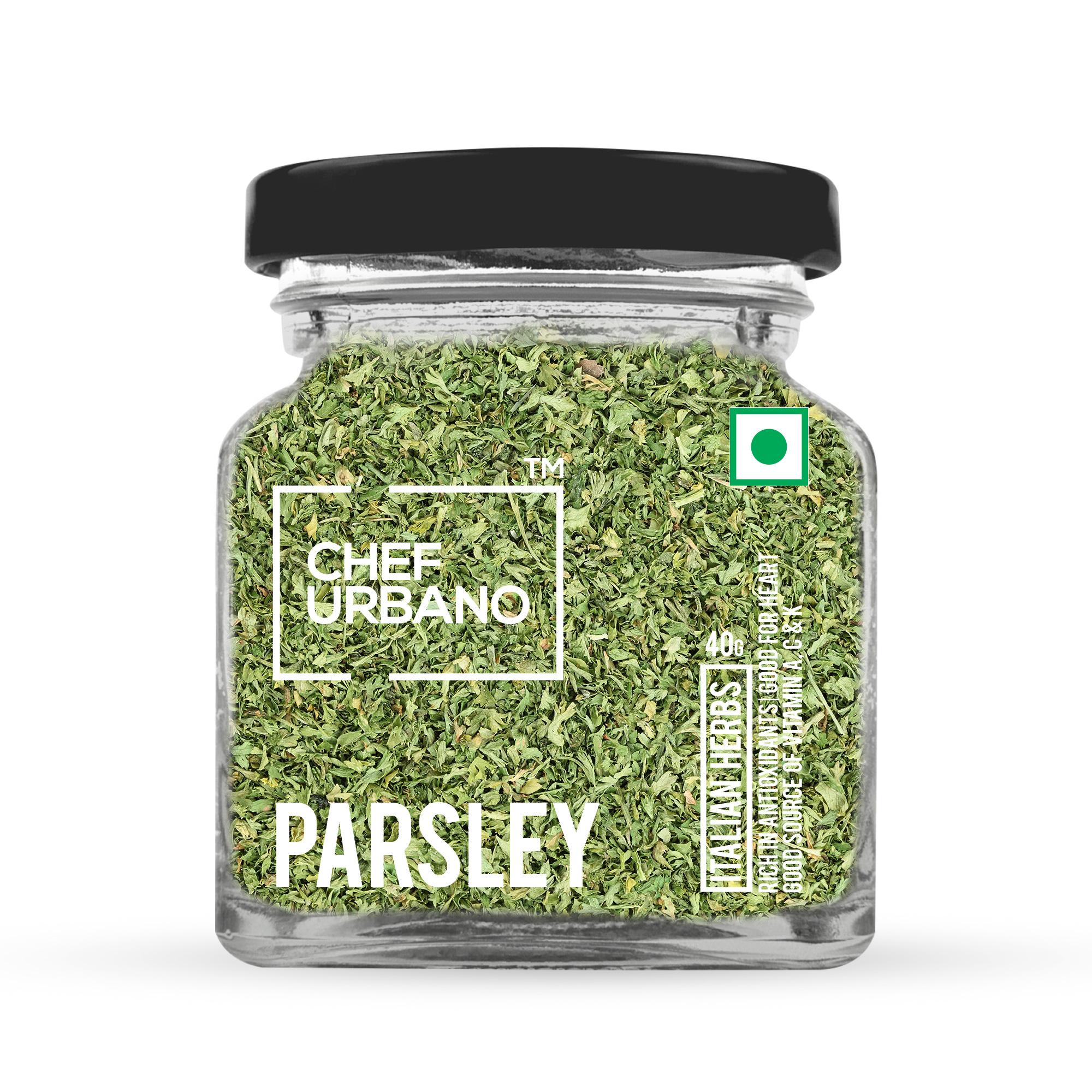Chef Urbano Herbs Parsley Bottle 40 Gms (MRP: Rs. 150/-)