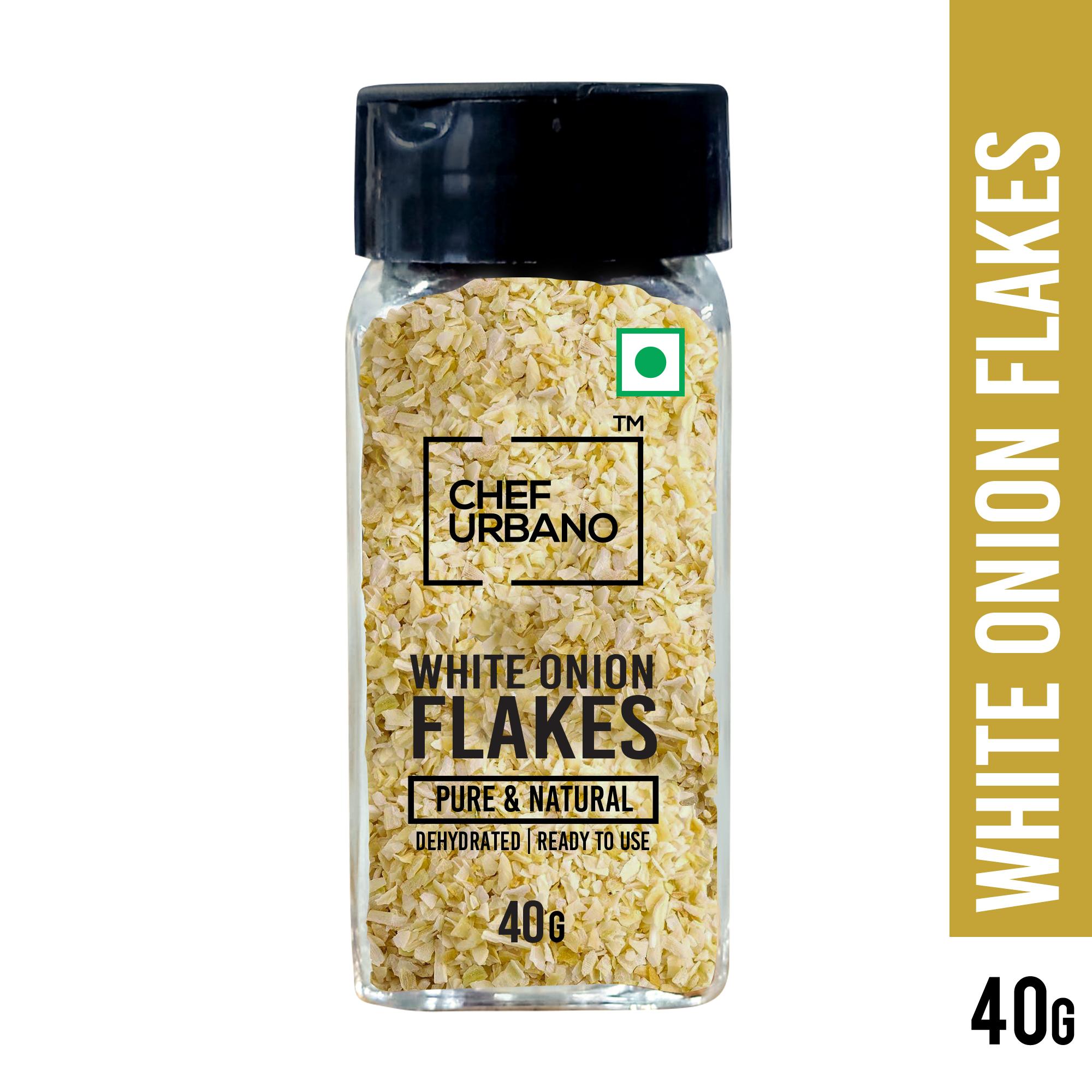 Chef Urbano Spices White Onion Flakes Sprinkler 40 Gms (MRP: Rs. 99/-) - Image 2
