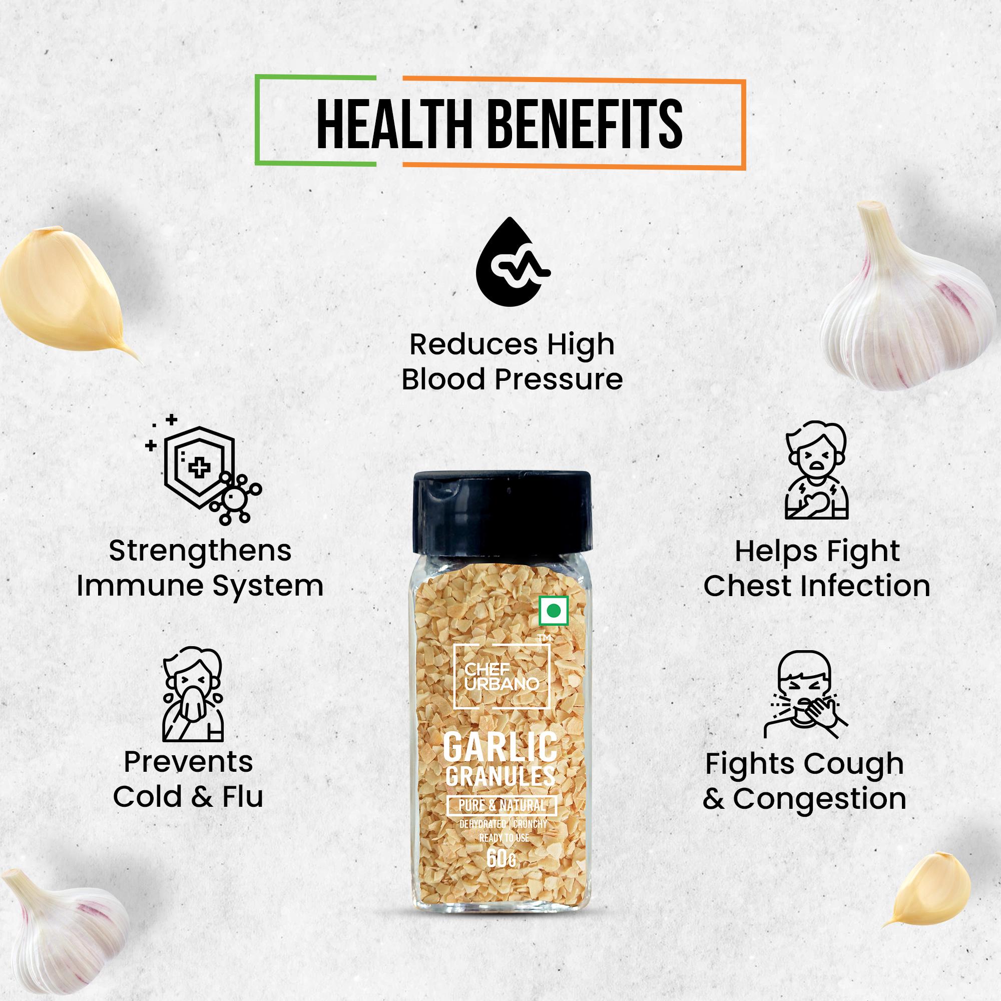 Chef Urbano Spices Garlic Granules Sprinkler 60 Gms (MRP: Rs. 99/-) - Image 4