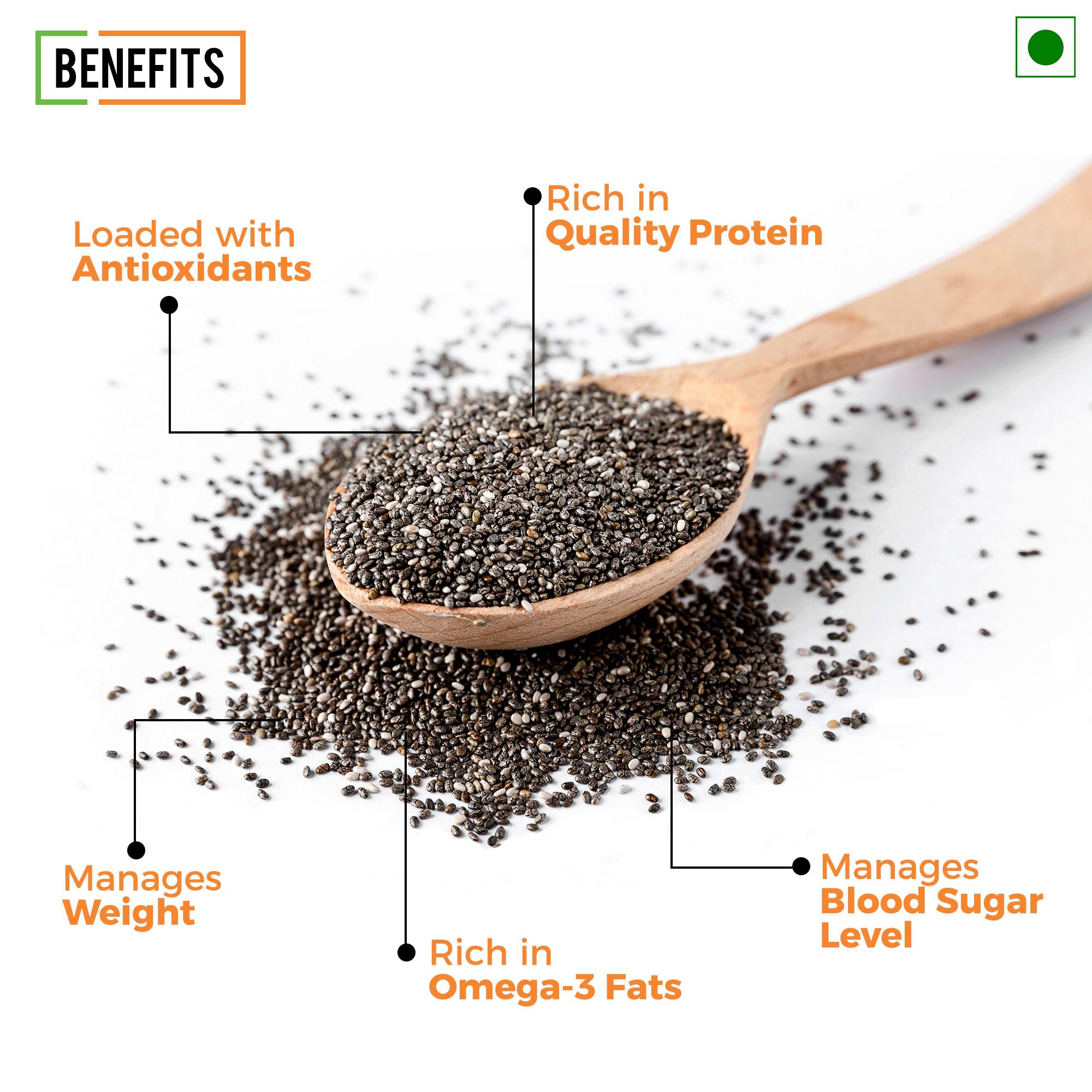Chef Urbano Seeds Chia Pouch 300 Gms (MRP: Rs. 249/-) - Image 5