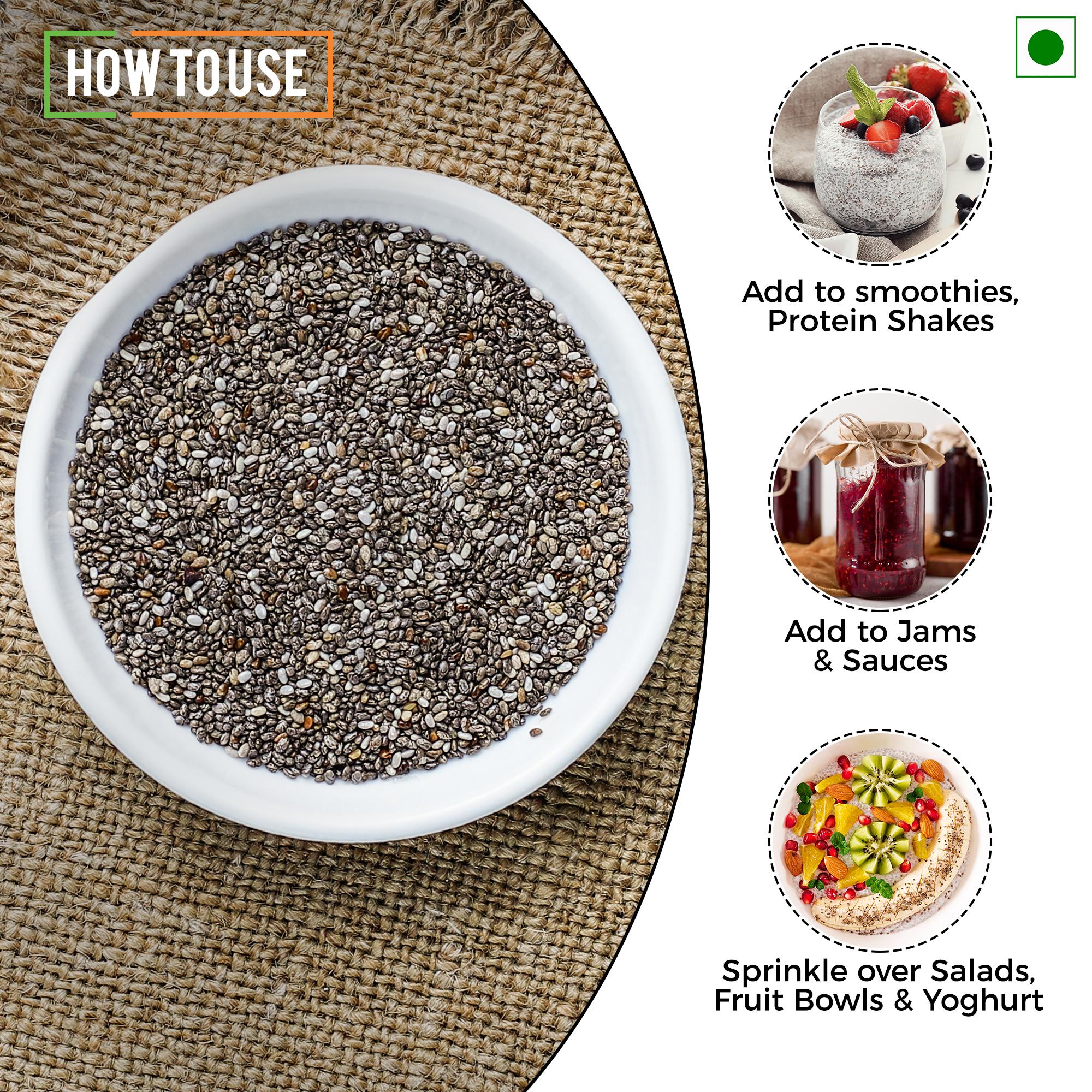 Chef Urbano Seeds Chia Pouch 300 Gms (MRP: Rs. 249/-) - Image 6