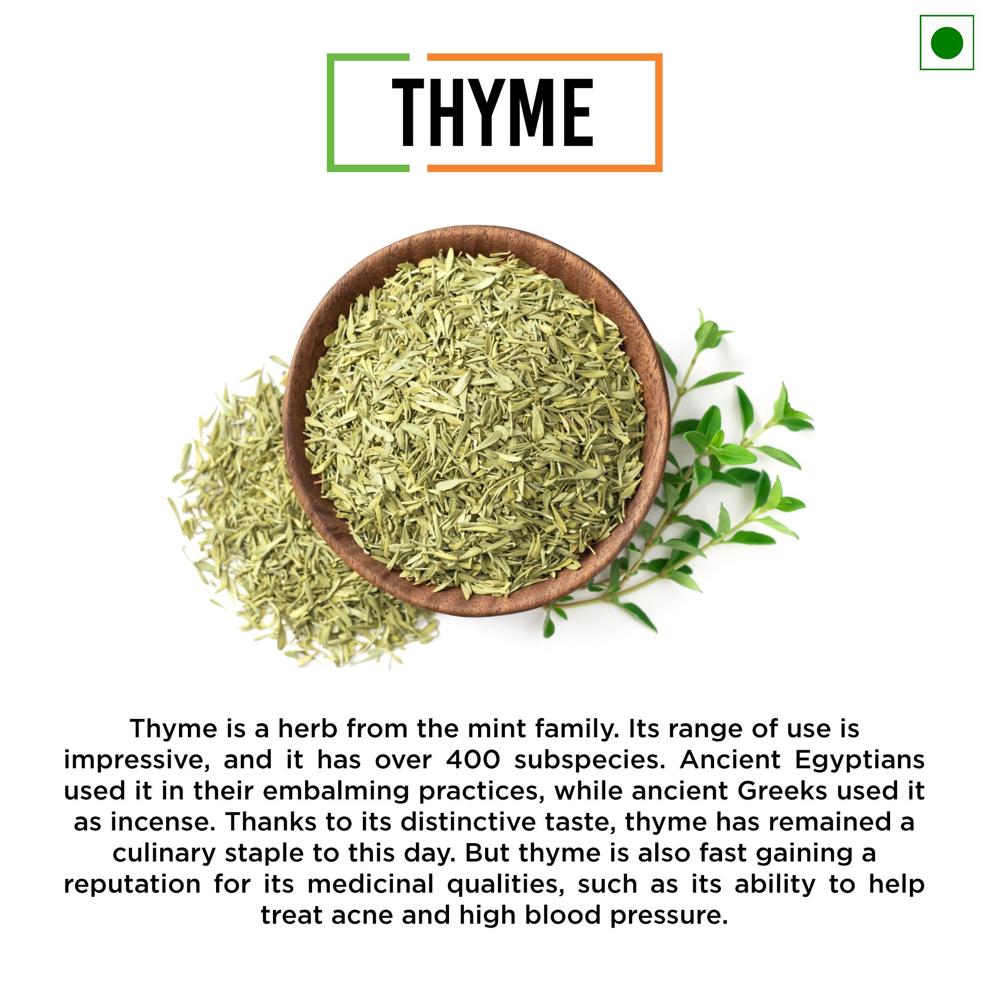 Chef Urbano Herbs Thyme Sprinkler 25 Gms (MRP: Rs. 99/-) - Image 2