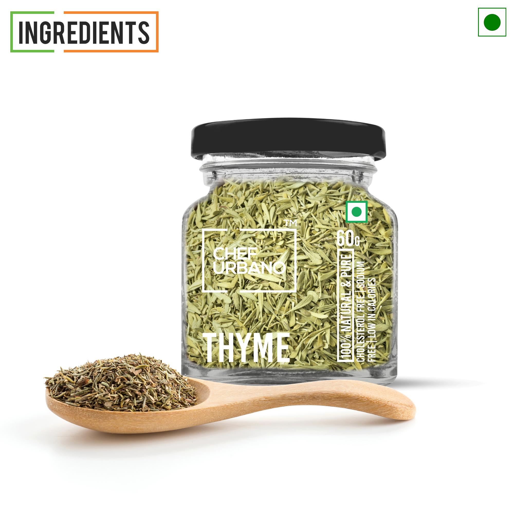 Chef Urbano Herbs Thyme Bottle 50 Gms (MRP: Rs. 150/-) - Image 5