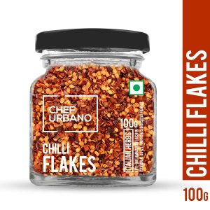 Chef Urbano Herbs Chilli Flakes Bottle 100 Gms (MRP: Rs. 150/-)
