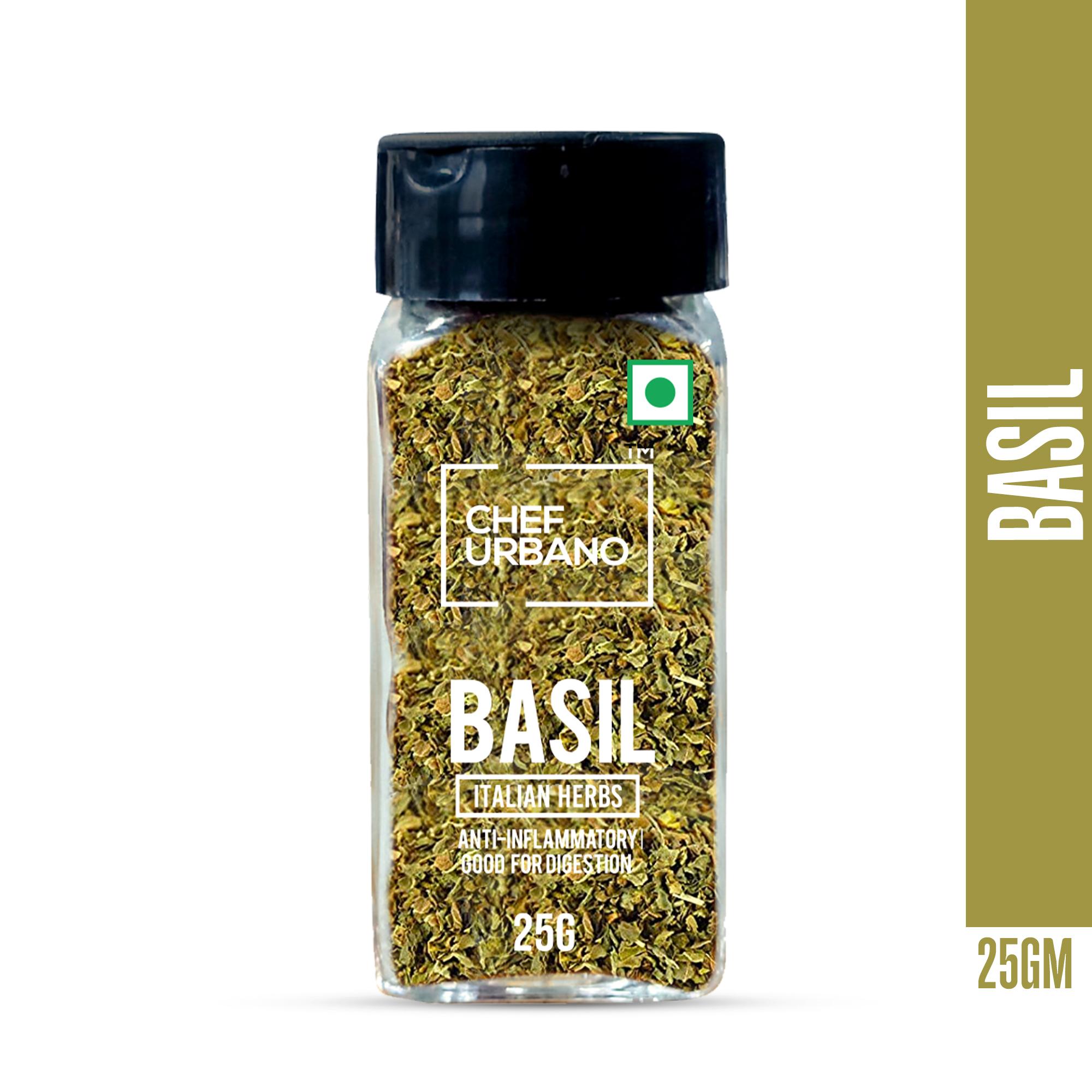 Chef Urbano Herbs Basil Sprinkler 25 Gms (MRP: Rs. 99/-) - Image 2
