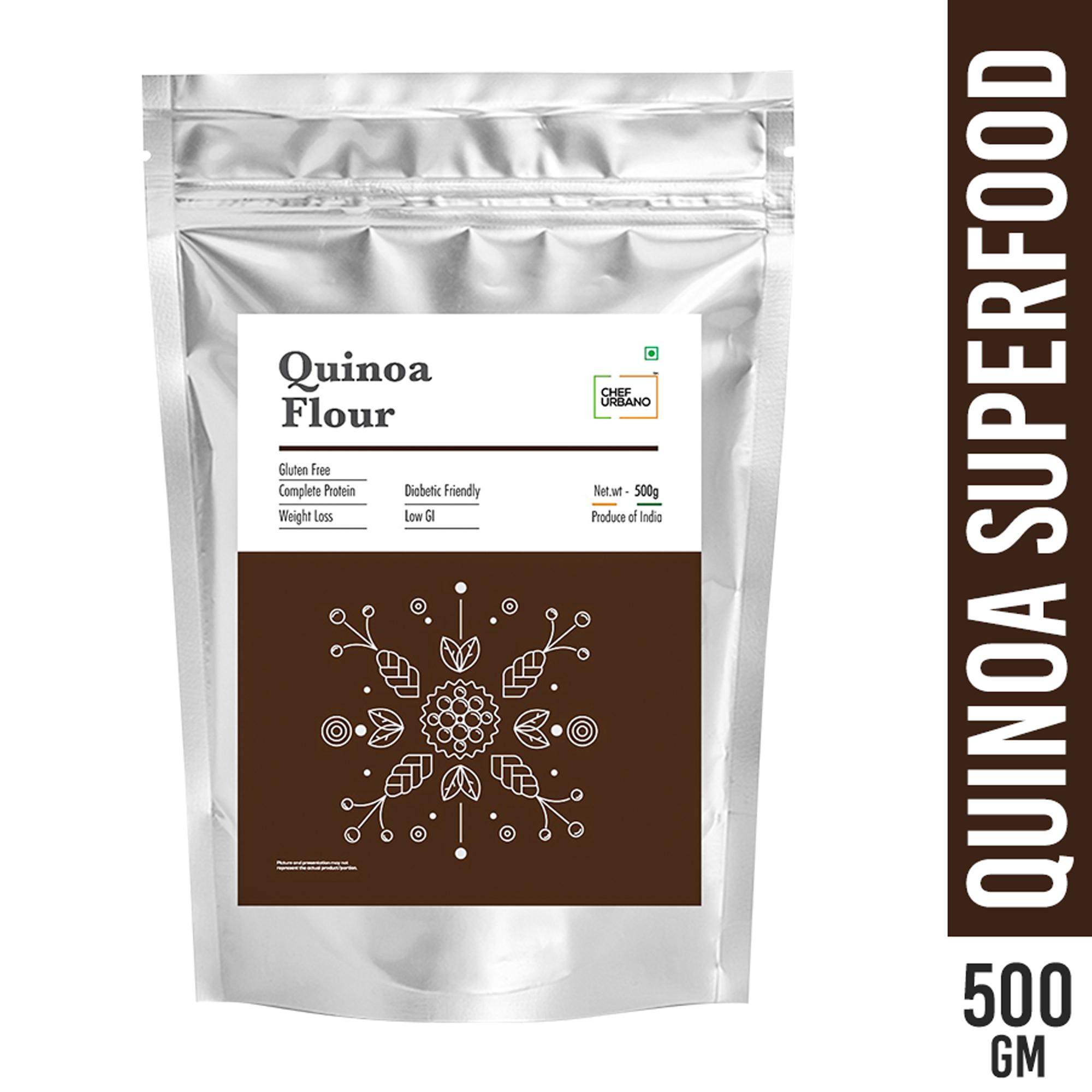 Chef Urbano Flour Quinoa Pouch 500 Gms (MRP: Rs. 275/-) - Image 2