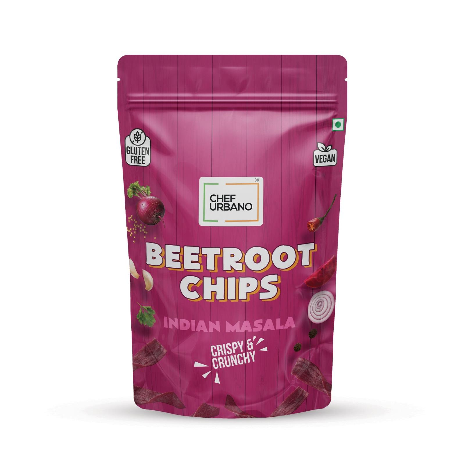 Chef Urbano Combo Chips Beetroot Indian Masala Pouch 80 Gms Pack Of 2 - Image 4