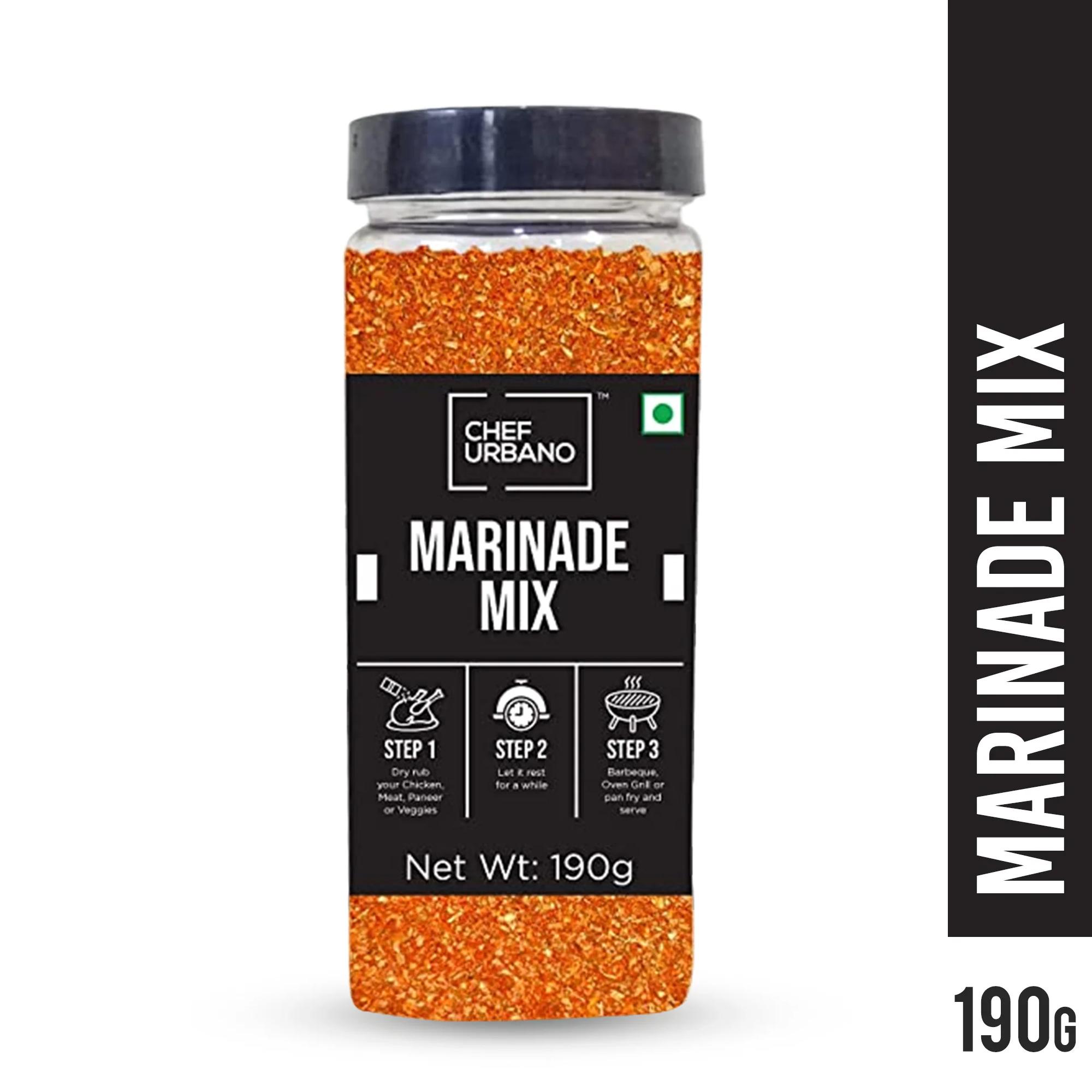 Chef Urbano Spice Mixes Marinade Mix Pet Jar 190 Gms (MRP: Rs. 235/-) - Image 3