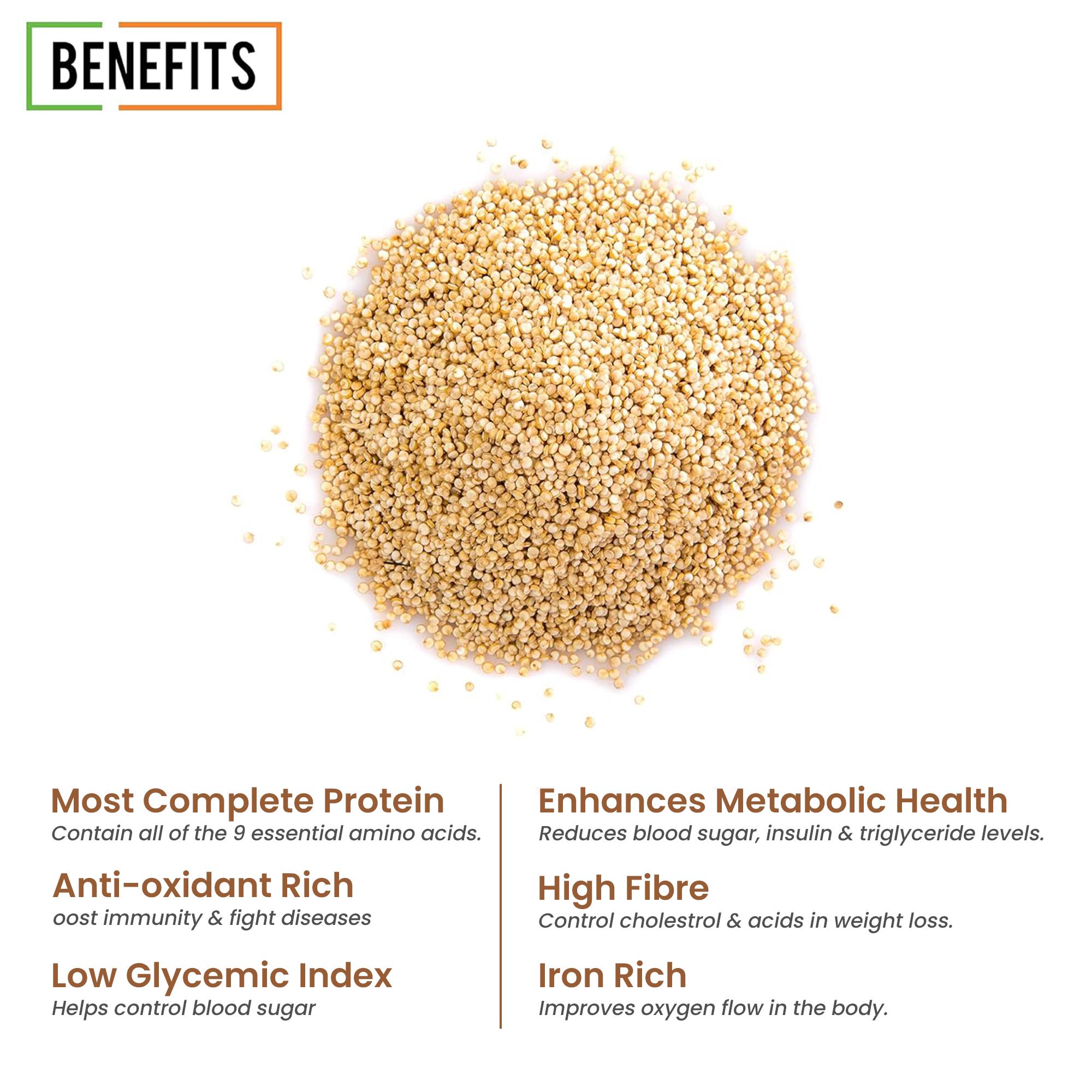 Chef Urbano Seeds White Quinoa Pouch 500 Gms (MRP: Rs. 175/-) - Image 5