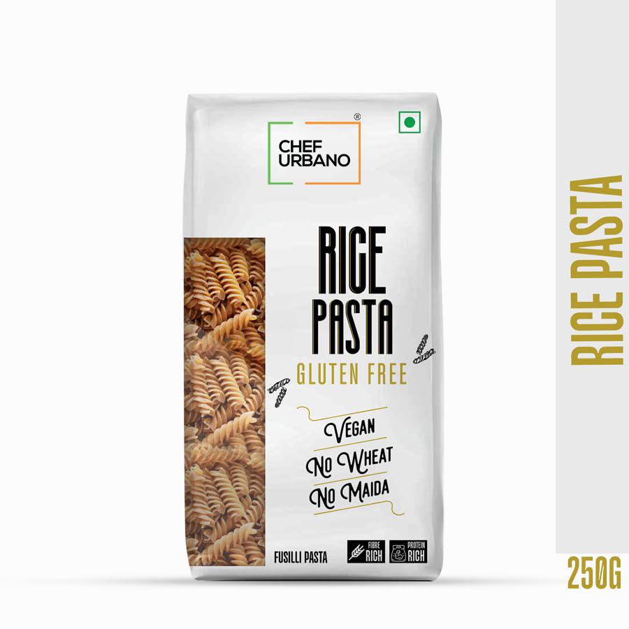 Chef Urbano Combo Pasta Rice Fusilli Pouch 250 Gms Pack Of 2 - Image 2
