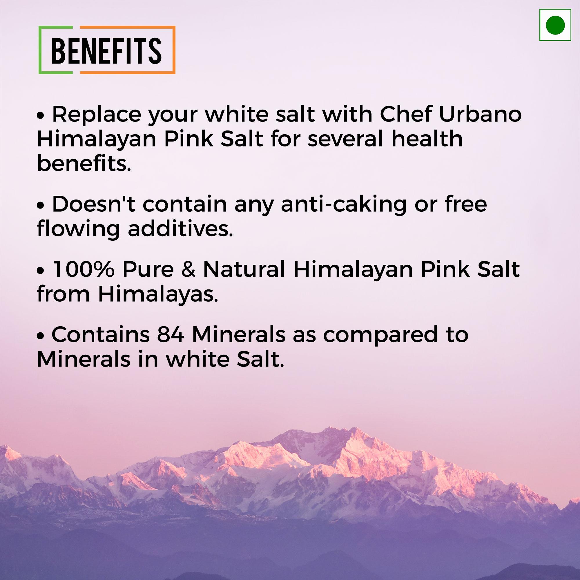 Chef Urbano Combo Himalayan Pink Salt Pouch 1 Kg Pack Of 2 - Image 6