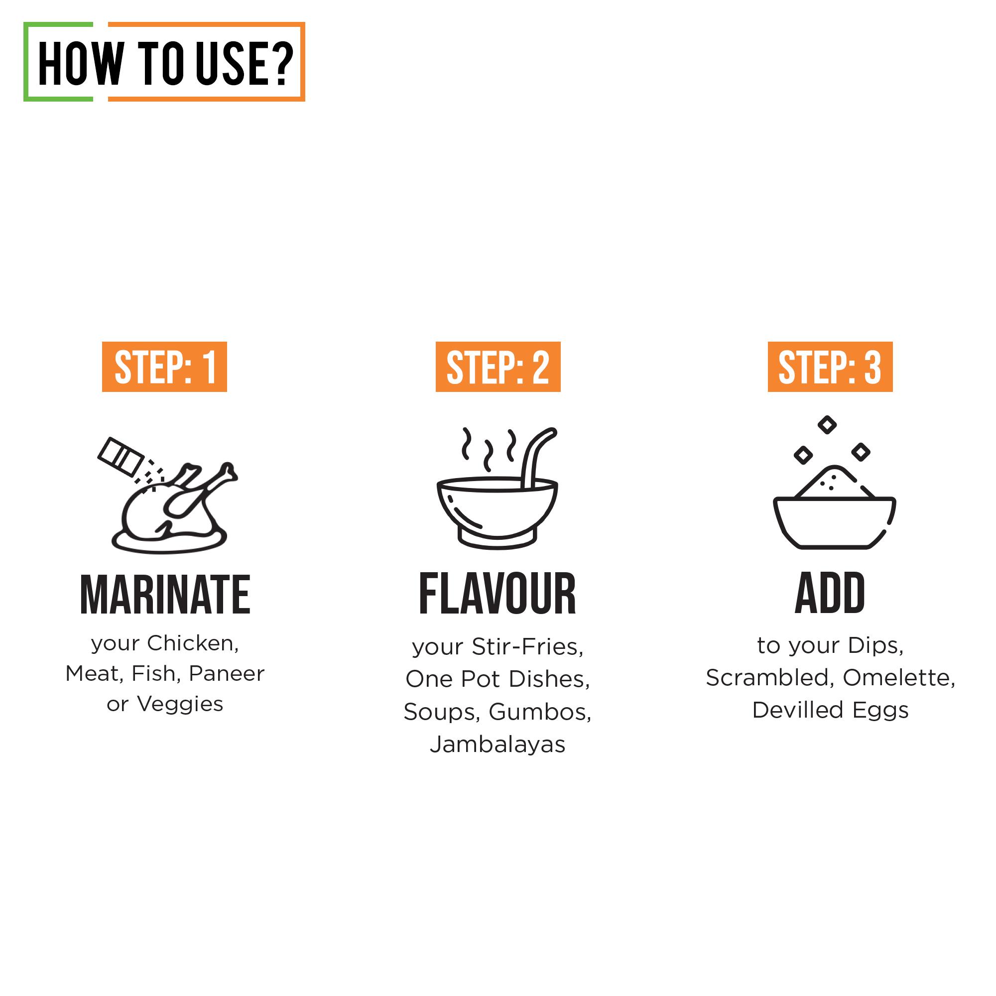 Chef Urbano Spice Mixes Cajun Pet Jar 180 Gms (MRP: Rs. 235/-) - Image 4