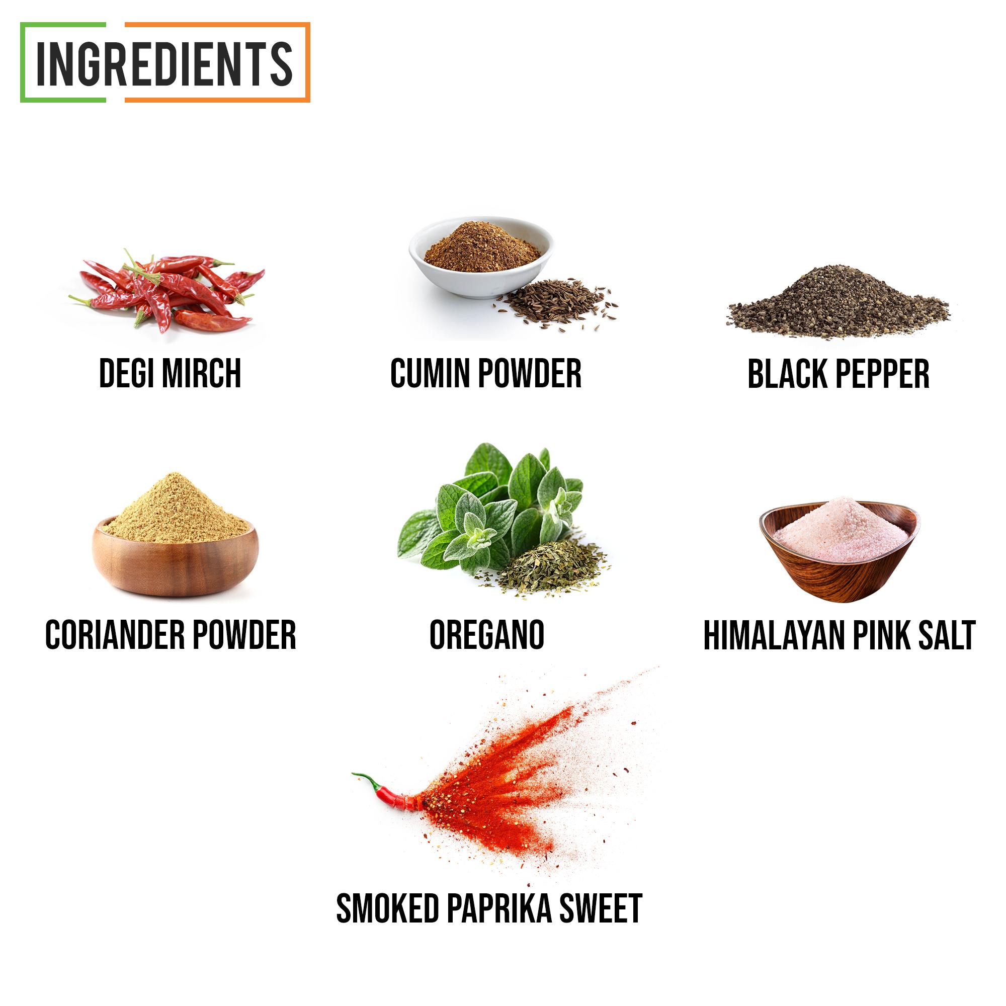 Chef Urbano Spice Mixes Cajun Pet Jar 180 Gms (MRP: Rs. 235/-) - Image 5