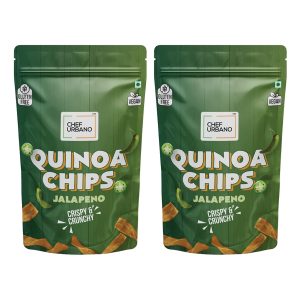 Chef Urbano Chips Quinoa Jalapeno Pouch 85 Gms (MRP: Rs. 149/-)