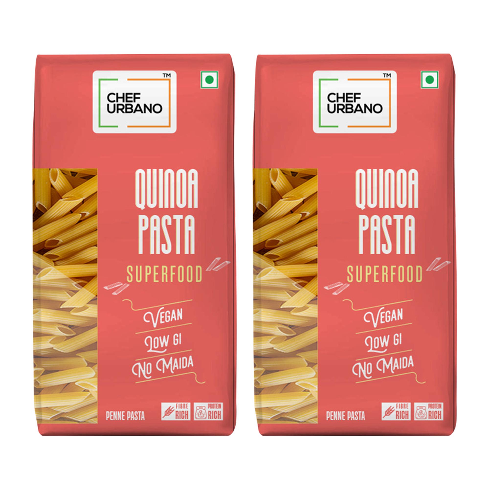 Chef Urbano Combo Pasta Quinoa Penne Pouch 300 Gms Pack Of 2