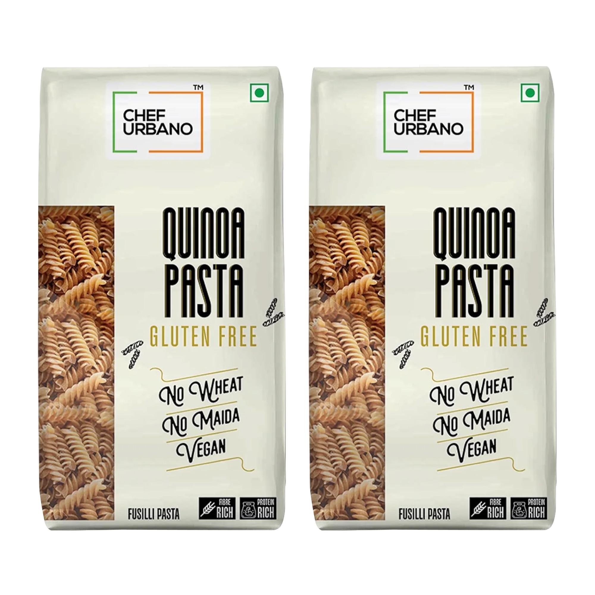 Chef Urbano Combo Pasta Quinoa Fusilli Pouch 250 Gms Pack Of 2 - Image 7